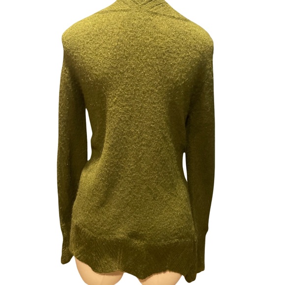 Olive green cardigan sweater - Picture 2 of 7